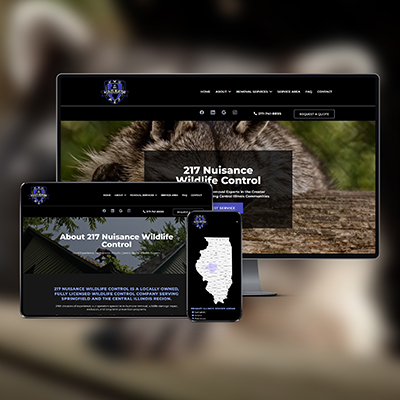 217 Wildlife responsive web design display