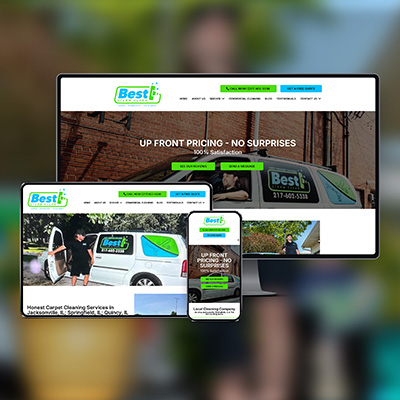 best steam clean responsive web display