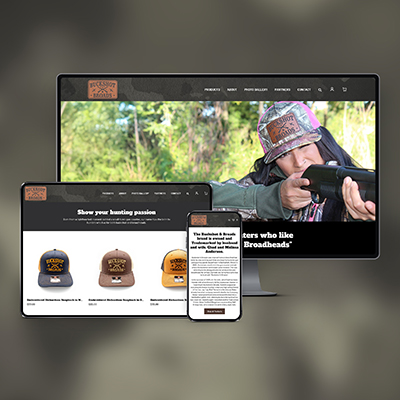 buckshot and broads responsive web design display