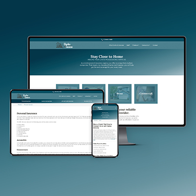 charles and casassa insurance responsive web design display