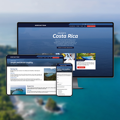 good day team costa rica responsive web design display