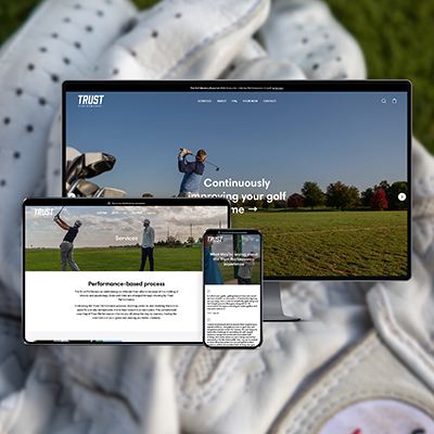 Trust Performance Responsive Website web design display