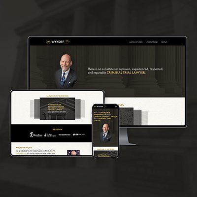 wykoff law office responsive web design display